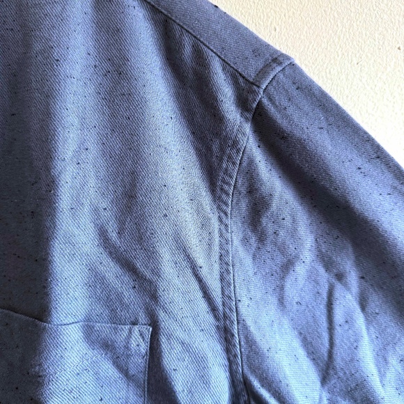 NWT L.L.Bean Donegal Cotton Twill Shirt | Men’s XL Slim | Vintage Indigo Rugged - Picture 5 of 8